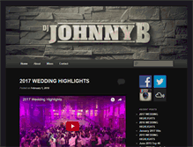 Tablet Screenshot of djjohnnyb.com